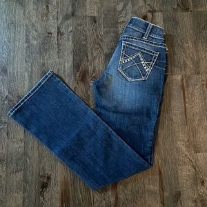 Ariat R.E.A.L Dark Wash Spitfire Riding Jeans Bootcut